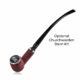 Cipher Nautilus Redheart Wood with optional Churchwarden long stem connected