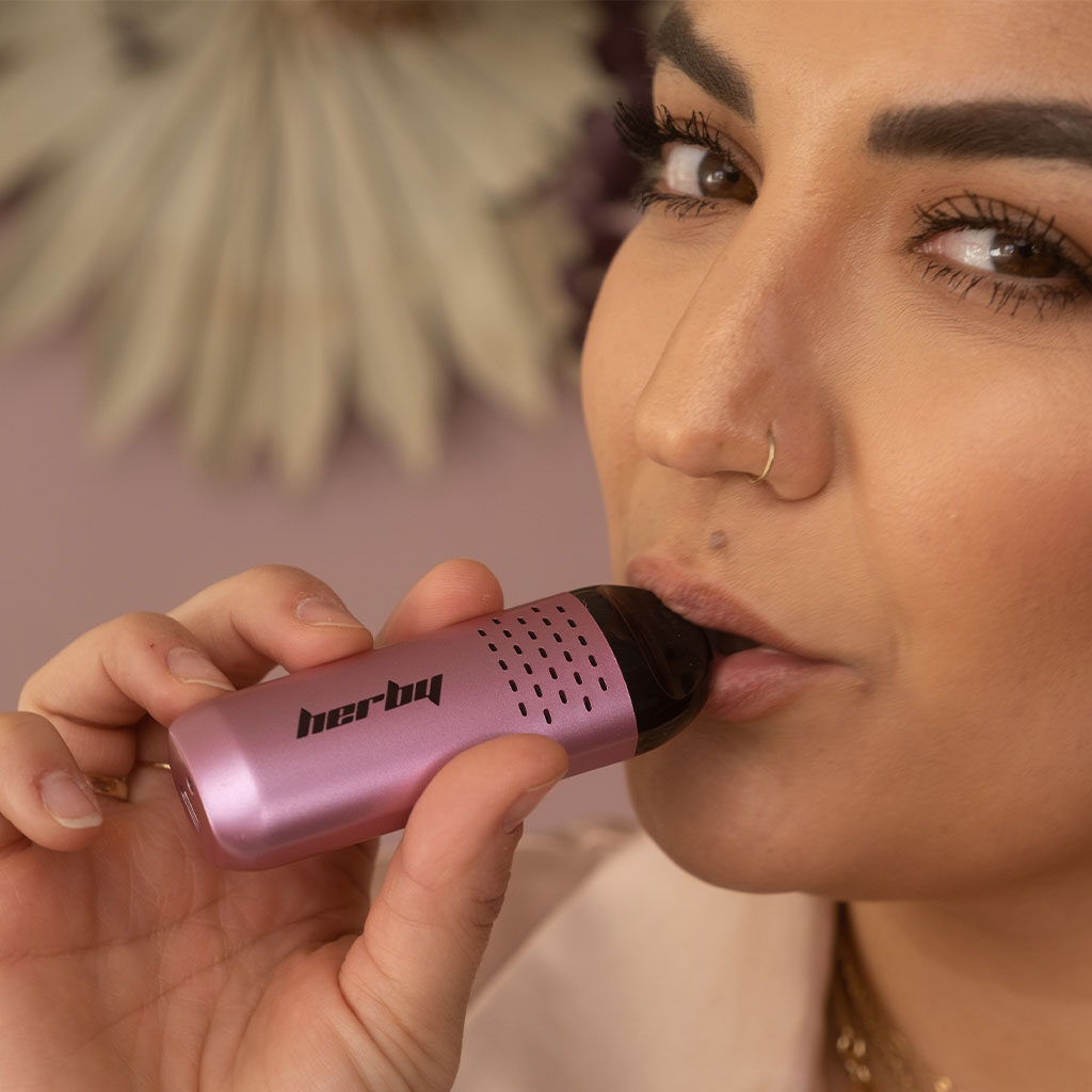 Cipher Herby dry herb vaporizer is the smallest, and most discreet vaporizer for on-the-go consuming