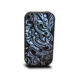 Cipher Stealth vape cartridge battery with blue paisley design