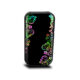 Cipher Stealth vape cartridge battery with colorful flowers design