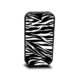 Cipher Stealth vape cartridge battery with white Zebra pattern design