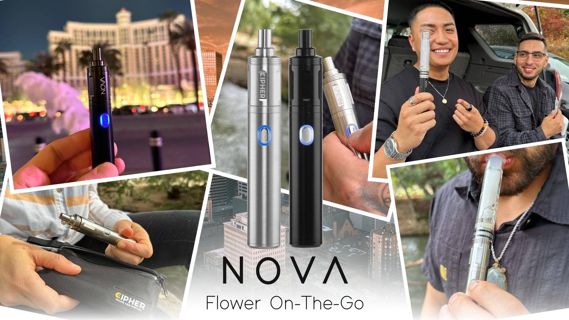 Cipher NOVA electronic smoking pipe for people that love to smoke flower